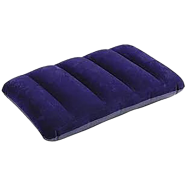 Foldable Air Inflatable Outdoor Travel Pillow - Blue