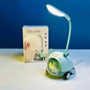 Foldable LED Study Lamp for Kids With Pen Holder and Built-in Sharpener (Multicolor) image