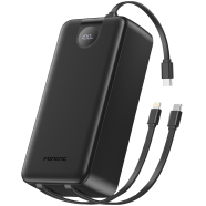 Foneng PX108 30000mAh Power Bank with 3 Built-in Cables (22.5W)