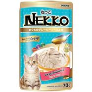 Nekko Foodinnova Adult Pouch Wet Cat Food Tuna In Gravy 70g