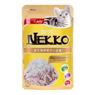 Nekko Foodinnova Adult Pouch Wet Cat Food Tuna Topping Shirasu In Jelly 70g