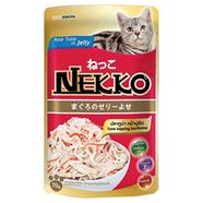 Nekko Foodinnova Adult Pouch Wet Cat Food Tuna Topping Kanikama In Jelly 70g