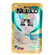 Nekko Foodinnova Kitten Pouch Wet Cat Food Chicken Mousse 70g