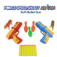 Force Speed Shoot Toy Gun With Bullets, Animals, Targets High Quality For Kids (nub_gun_double_5100) Multicolor - 281337941 icon
