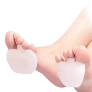 Forefoot Shoes Cushion Pads High Heel Elastic Silicone Gel Insoles Orthotic Arch Support Pads Non Slip Relieve Pain - 2Pcs 