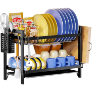 Forthcan Dish Drying Rack Kitchen Dish Drying Stand 2 Layer Dish Drainer icon