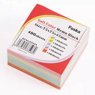Foska Soft Color Memo Block 400 Sheets - G3344