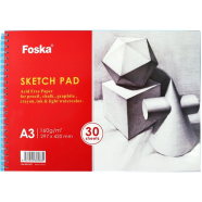 Foska A3 Hardcover Paper Sketch Pad Book - DW1077