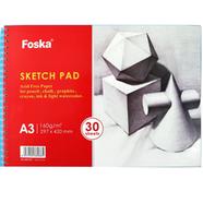 Foska A3 Hardcover Paper Sketch Pad Book - DW1077