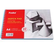 Foska A4 Hardcover Paper Sketch Pad Book - DW1078