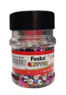 Foska Bottle Packing Bulk Colorful Cosmetic Glitter - Round