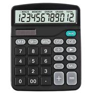 Foska Calculadora 12 Digit Solar Power And Battery Office Calculator - CA3212-7