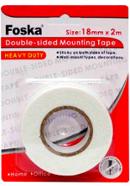 Foska Double Sided Mounting Tape (18mm X 2mm)