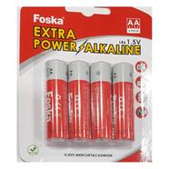 Foska Extra Power Alkaline Battery1.5V - 9004-4)