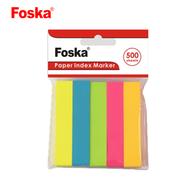 Foska Sticky Notes - 500 Sheets (Multi Color Cutting)