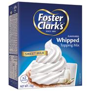 Foster Clark's Whipped Topping Mix 72g Pack Sweet Milk icon