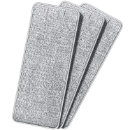 Free Hand Mop Pad - Microfiber Refill Pad For Hands-Free Flat Mop, Washable And Reusable - 2 Pcs