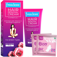 Freedom Hair Removal Cream 25 gm (Buy 1 Get 2 Pcs Cotton 2 Pads FREE) - HPBA