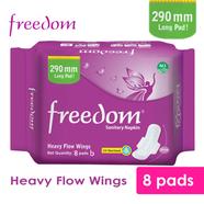 Freedom Sanitary Napkin Heavy Flow Wing 8 Pads (Latest) - HPA3 - HPA3