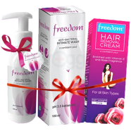 Freedom Intimate Wash 100 ml (Buy 1 Get 1 Freedom Hair Removal Cream 25 gm Free) - HP38