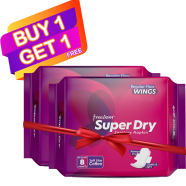 Freedom Sanitary Napkin Heavy Flow Cotton 8 pads (Buy 1 Get 1 Free) - HPAZ