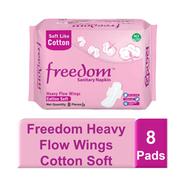 Freedom Heavy Flow Wings Cotton Soft 8 Pads - HPAZ icon