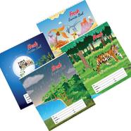 Fresh Bangla Khata (Kids Standard) - Stapler Binding - 124 Page (12 Pcs Set - Any Design)