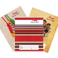 Fresh Bangla Khata (Standard Large) - Stapler Binding- 84 Page (12 Pcs Set - Any Design)