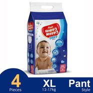 Fresh Happy Nappy Pant System Baby Diaper (XL Size) (12-17Kg) (4Pcs)