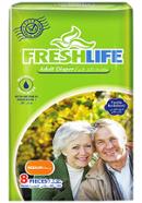 Freshlife Adult Diaper-Medium - 8 Pcs - FLAD-M8