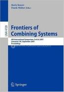 Frontiers of Combining Systems - Lecture Notes in Computer Science : 4720