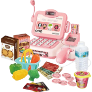 Frozen Cash Register, Doll cash register set, Mini Cash register toy for kids - Pink