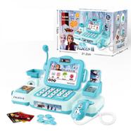 Frozen Cash Register, Doll cash register set, Mini Cash register toy for kids - Blue