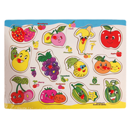 Fruits Shapes Wooden Puzzle Board For Kids Early Education (GTW-3022)