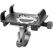 Full Metal Aluminum Alloy Anti-Slip Bracket Mobile Holder For Motorcycle Scooter Cycle Outdoor Handle Holder With Setup Fittings image