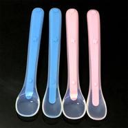 Full Silicone Baby Soft Head Spoon Spoon Children To Eat Spoon Supplementary Food Bowl Spoon -1pcs