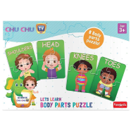 Funskool Chu Chu Body Parts Puzzle Educational Creative Toy 4X8 Pcs For 3 Year Old Kids And Above