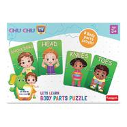 Funskool Chu Chu Body Parts Puzzle Educational Creative Toy 4X8 Pieces For 3 Year Old Kids And Above