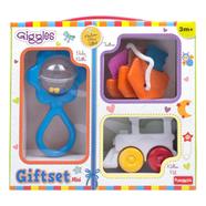 Funskool Giggles Gift Set Mini (COMBO-1) With Rattle Teether Vehicle Multicolor Baby Toy Gift Set For New Born icon