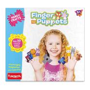 Funskool Handycrafts - Finger Puppets Puppet Maker Felt Crafts 8 Years Plus Art and Craft Kit