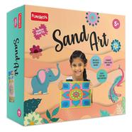 Funskool Handycrafts- Sand Art Make 6 Different Paintings Craft Kit with Sand For 5 Years Art and Craft Kit