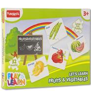 Funskool Play And Learn-Fruits And Vegetables Puzzle