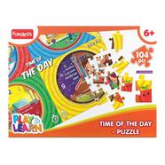 Funskool Puzzle Play And Learn-Every Day Time Educational 104 Pieces for 6 Year Old Kids And Above Toy
