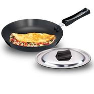 Futura Hard Anodized Fry Pan With SS Lid Induction Support-25 CM