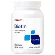 GNC Biotin 5000 mcg – 120 Capsules