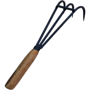 Garden Hand Fork with Handle- 3 Kata icon