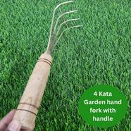 Garden Hand Fork with Handle- 4 Kata