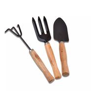Garden Tools (3 Pcs Mini Set-one shovel, one trident fork, one rake)
