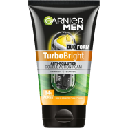 Garnier Men Face Wash Brightening and Anti-Pollution TurboBright Double Action - 100 gm