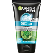 Garnier Men Oil Clear Clay D-Tox Deep Cleansing Icy Face Wash 100 gm